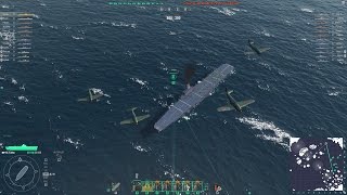 [World of Warships CBT Gameplay]IJN Tier 9 Carrier Taiho and nerfed IJN torps bombers Pt. 2