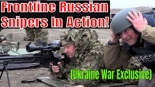 Frontline Russian Snipers Engage In Ukraine War Battle Training