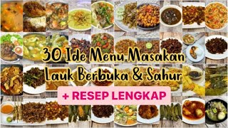 30 Ide Menu Masakan Berbuka Puasa Yang Enak PART 1