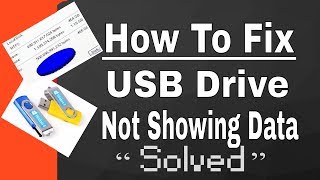 Pen Drive is Not Showing Files How to Solve | | #solved | |