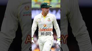 MOST RUNS AUSTRALYA 2ND TEST MATCH🥵🥵 #cricket #ytshorts #viral