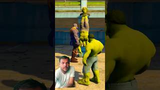 Hulk🧟‍♂️ baby save his dad #short#hulk#gta