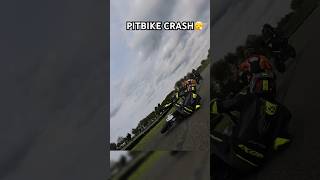 PITBIKE CRASH!😱 #racing #motorcycleracing #motogp