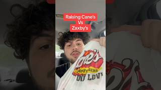 Raising Cane’s Vs Zaxby’s #raisingcanes #zaxbys #foodreview #shorts