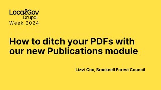 How to ditch your PDFs with our new Publications module