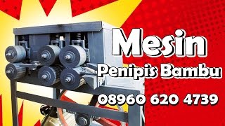 Mesin penipis bambu