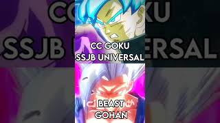 CC Goku Vs Beast Gohan💙 [ fax or cap ] #dbs #dbz #shorts #shortsvideo 🎶