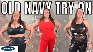 DOWN 35 POUNDS!! Old Navy Mid Size Activewear TRY-ON HAUL | Prepping for 2021 Program