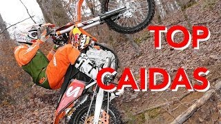 Top Caidas Enduro 2014: Recopilación saltos enduro caidas motocross fail