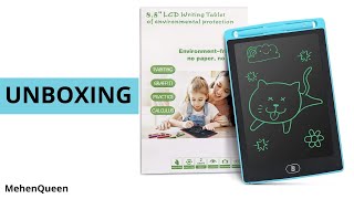 LCD Writing Pad Tablet Unboxing | 8.5 Inch Digital Slate for Kids Learning | Smart Drawing Board