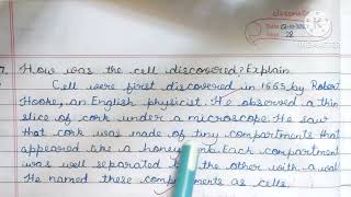 How was the cell discovered? Explain/#science