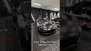 Porsche 911 full stealth paint protection #automobile #wrap #wrapping #details #porsche911 #porsche