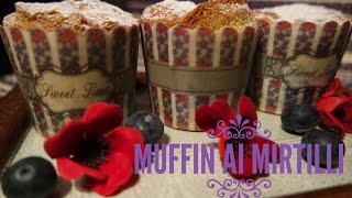 ❥MUFFIN AI MIRTILLI ~ Ricetta semplice e gustosa