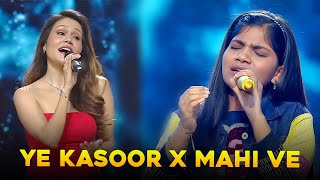 Mahi Ve x Ye Kasoor Mera : Khushi Nagar Performance Superstar Singer 3 Reaction