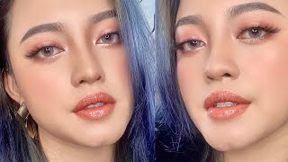 MAKE UP TÔNG CAM NÂU THIỆT LÀ TÂY CHO MÙA HÈ VỚI ĐỒ MAKEUP NỘI ĐỊA TRUNG 🌞 | Đăng V Beauty