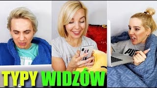 TYPY WIDZÓW NA YOUTUBE 👫😝