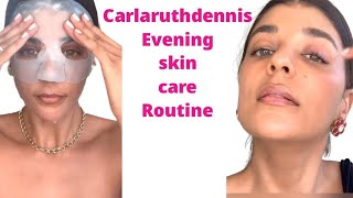 carlaruthdennis Evening skin care Routine Tips #goodskin#bestskin#organicskinproducts