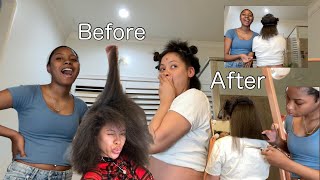 I’m messed Up So Bad: My Daughter Had To Cut My Hair 😬