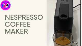 Trying out my First NESPRESSO COFFEE MAKER | Nespresso ESSENZA MINI