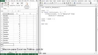 Curso de Macros Completo Repetição com condição
