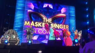 The masked singer in concert