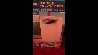 ARLEC portable Air Conditioner 12000 BTU/h 3.35kw review (homebase)