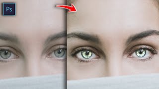 How To: Increase Contrast Of Eyes In Photoshop (2 Min) | Eye Retouching