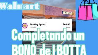 Completando un BONO  en WALMART