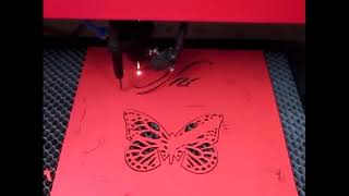 mini laser cutting  machine for cardboard