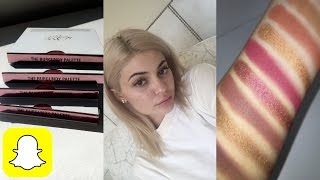 Kylie Jenner's BURGUNDY PALETTE on Snapchat | Kylie Snaps