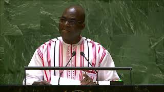 Burkina Faso - Discours du Ministre d'État,  78ème session de l'Assemblée Général des Nations Unies