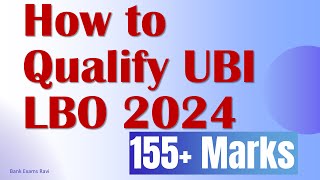 UBI LBO 2024 Full Mock Test 2 |How To Practice Mock Test | Share Your Score