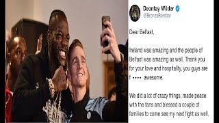 DEONTAY WILDER DOES AN AMAZING GESTURE FOR UK BOXING FANS!!