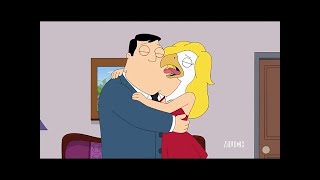 American Dad - Stan wants to kiss A female-eagle hybrid[ American Dad]