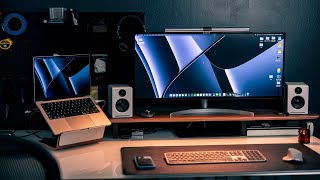 Turning my 14" MacBook Pro M1 MAX into a Desktop Setup 2021