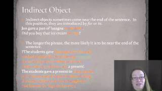 Intro to English Grammar part 7: Objects