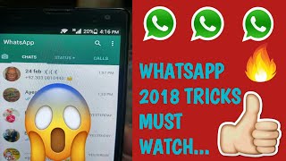 WhatsApp Tips & Tricks  2018