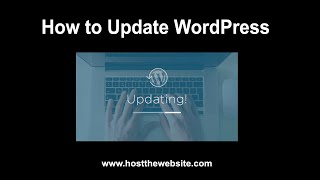 How to update wordpress (Bangla) || Host The Website