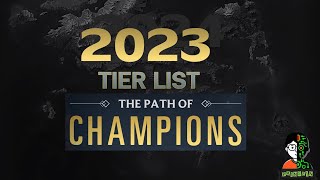 2023 Tier list Champion POC