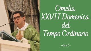 Omelia XXVII Domenica del Tempo Ordinario, Anno B