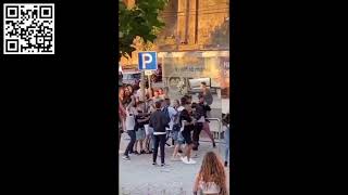 Violência e confronto com a polícia - Festa no Jardim do Morro/Sunset (V. N. de Gaia, Porto)