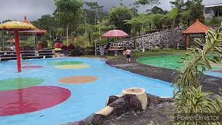 Berenang Asyik di water park Merapi garden Kaliurang