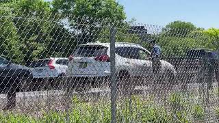 Nice NJ Trooper waves and says hi, on a traffic stop