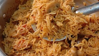 Mushroom biryani in cooker|kalan biryani recipe Tamil |kalan biryani seivadhu eppadi