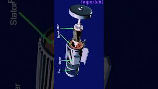 Single Phase Induction Motor, How it works || Electrical Engineering #tranding #shortvideo #viral