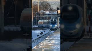 (234s) #pendolino #snow #train #pociągi #railway #polishtrains