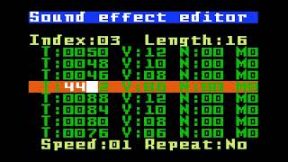 Sound Effect Editor (Intellivision, 2021)