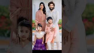 😍Allu Arjun with his beautiful family cute moments #shorts #video