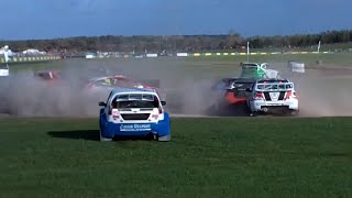 Rallycross crash Croft 11-10-2014