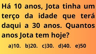 MATEMÁTICA. QUESTÃO DE CONCURSO ENVOLVENDO EQUAÇÃO. Ivs Matemática Exatas.